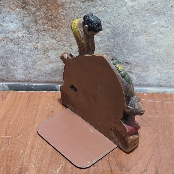 Vintage Matador Red Cape Bull Ceramic Figurine Bookend Single - Picture 6 of 10